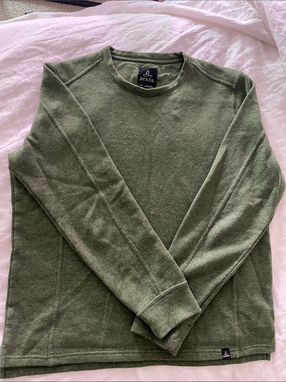 Prana Men's Crewneck Sweater - Olive